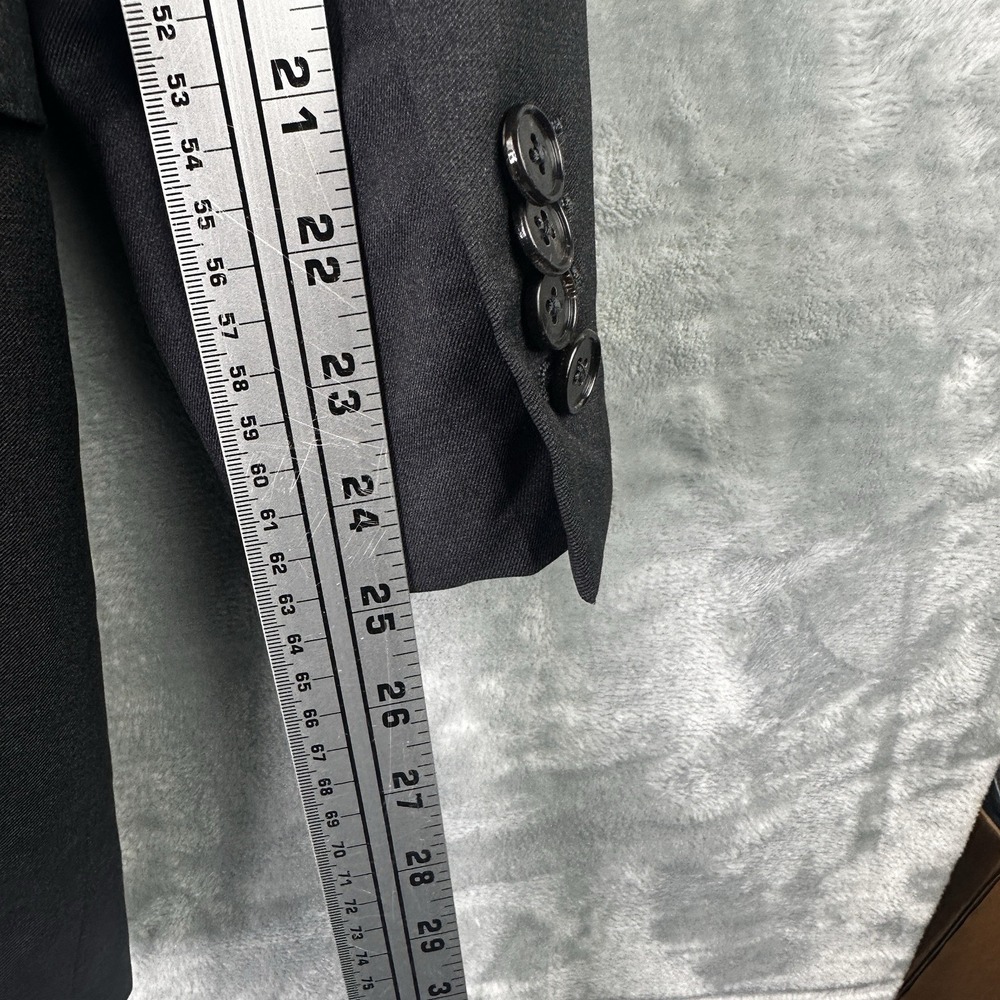 Ermenegildo Zegna Su Misura Dark Gray Wool Blazer Men's 58R (48R US) Italy - Picture 6 of 11